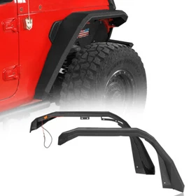 Steel Front/Rear Inner Fender Flares Guard w/Logo for Jeep Gladiator JT 20-25 Steel Front/Rear Inner Fender Flares Guard w/Logo for Jeep Gladiator JT 20-25