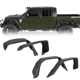 Fit Jeep Gladiator JT Off-Road Set Bumper/ Inner Fender Flare Liner/ Side Step