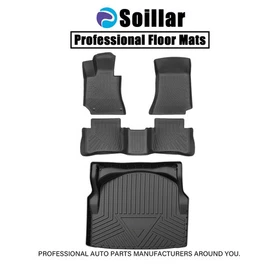 TPE Floor Mats / Trunk Cargo Liners For 2010-2016 Mercedes-Benz E W212 Sedan New