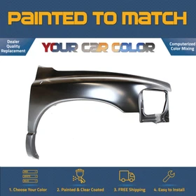 For 2002-2005 DODGE R1500, Right Fender (Passenger Side) Painted to Match