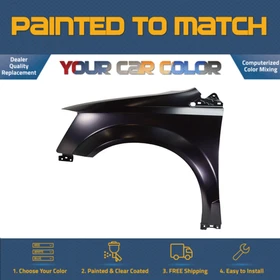 For 2008-2016 CHRYSLER TOWN & COUNTRY, Left Fender;  w/o SL Hole Painted