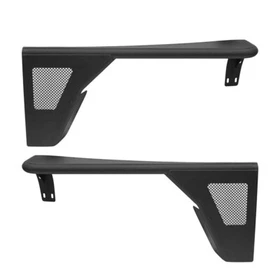 Steel Fender Flares Running Boards Nerf Step Bars For 1987-1995 Jeep Wrangler YJ