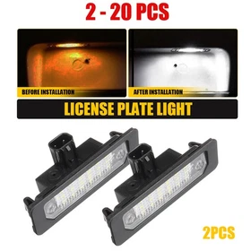 2-20PCS Bright for Mustang 45149 Focus 45187 Flex License LED Plate Lamp White