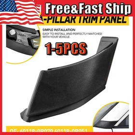 Fit Toyota RAV4 19-23 60118-0R070 Black ABS Left A-pillar Trim Panel Cover1-5x