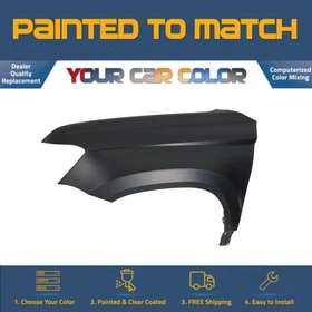 For 2022-2023 Volkswagen TAOS, Left Fender;  w/o Lamp Hole Painted to Match