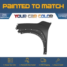 For 2018-2023 HYUNDAI KONA, Left Fender (Driver Side) Painted to Match