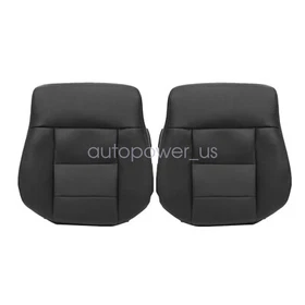 For 2010-2016 Mercedes-Benz E-Class E350 W212 Front Leather Seat Cover Black