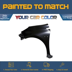 For 2016-2019 TOYOTA PRIUS C, Left Fender; w/o Wheel Mldg Painted to Match For 2016-2019 TOYOTA PRIUS C, Left Fender; w/o Wheel Mldg Painted to Match