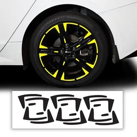 Fits Kia K5 2021-2026 Rear Sides Wheel Rim Chrome Delete Vinyl Decal Overlay