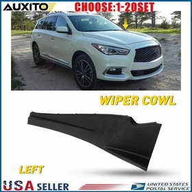 Fit Infiniti QX60 16-20 Driver Side Black Wiper Cowl Cover Trim 66895-9NB0A 1-5X Fit Infiniti QX60 16-20 Driver Side Black Wiper Cowl Cover Trim 66895-9NB0A 1-5X