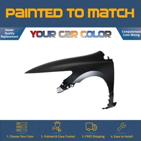 For 2006-2011 HONDA CIVIC COUPE, Left Fender (Driver Side) Painted to Match