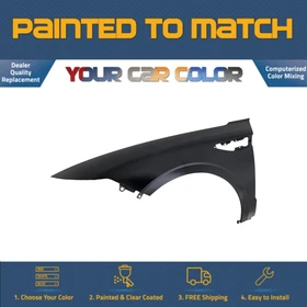 For 2024-2025 HYUNDAI SONATA HYBRID, Left Fender (Driver Side) Painted to Match