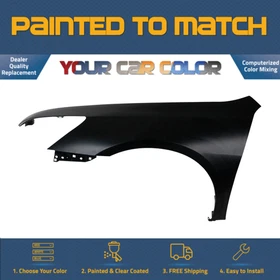 For 2003-2007 HONDA ACCORD COUPE, Left Fender (Driver Side) Painted to Match