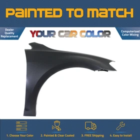 For 2015-2016 Volkswagen e-GOLF, Right Fender (Passenger Side) Painted to Match For 2015-2016 Volkswagen e-GOLF, Right Fender (Passenger Side) Painted to Match