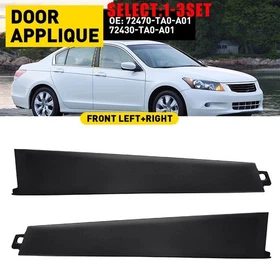Front Door Pillar Molding Black Fit Honda Accord 2008 2009 2010 2011-2013 2-6X