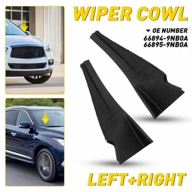 Front Left+Right Wiper Side Cowl Extension Cover Trim For Infiniti QX60 2016-20