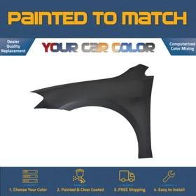 For 2015-2016 Volkswagen e-GOLF, Left Fender (Driver Side) Painted to Match