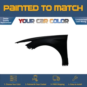 For 2020-2023 HYUNDAI SONATA HYBRID, Left Fender (Driver Side) Painted to Match