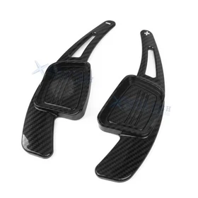 Carbon/Forged Look Paddle Extended Shift Decor Trim For Audi S3 Q7 2017-2025
