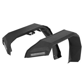 Enhanced Steel Front or Rear Flat Fender Flares Fit 2018-2025 Jeep Wrangler JL