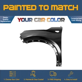 For 2020-2024 HYUNDAI VENUE, Left Fender (Driver); w/SL Hole Painted to Match