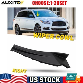 Fit Infiniti QX60 2016-20 Right Side Windshield Wiper Cowl Cover Trim Panel 1-5X