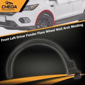 Fit For 13-17 Ford Escape Front Fender Flare Wheel Protector Well Arch Molding Fit For 13-17 Ford Escape Front Fender Flare Wheel Protector Well Arch Molding
