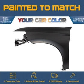 For 2016-2020 MITSUBISHI OUTLANDER, Left Fender (Driver Side) Painted to Match