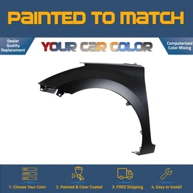 For 2011-2016 HYUNDAI ELANTRA SEDAN, Left Fender (Driver Side) Painted to Match