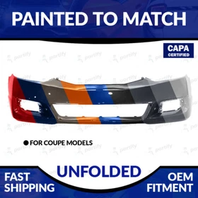 NEW Painted To Match CAPA Cert Front Bumper For 2009-2011 Honda Civic Coupe