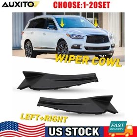 Left Right Wiper Cowl Cover Trim Fender For Infiniti QX60 2016-2020 2-10X