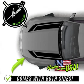 Hood Racing Stripes Decals 1 Compatible With 2024 & up Ford Mustang