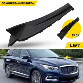Pair Front Wiper Side Cowl Extension Cover Trim For Infiniti QX60 3.5L 2016-2020