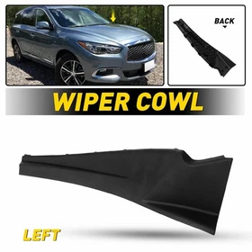 Front Wiper Left+Right Side Cowl Extension Cover Trim For Infiniti QX60 2016-20
