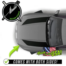 Hood Racing Stripes Decals 2 Compatible With 2024 & up Ford Mustang