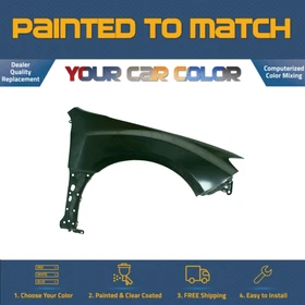 For 2008-2014 SUBARU IMPREZA WRX, Right Fender;  STI Model; w/o SL Hole Painted