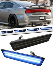 Dynamic LED Rear Side Marker Lights Lamp For Dodge Charger 11-14 Challenge 08-14 Dynamic LED Rear Side Marker Lights Lamp For Dodge Charger 11-14 Challenge 08-14