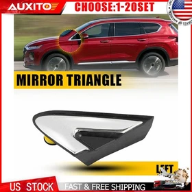 Fit 19-23 Hyundai Santa Fe Left Front Mirror Corner Fender Molding Garnish 1-10X