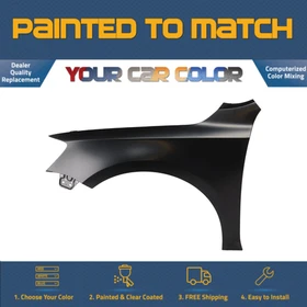 For 2011-2018 Volkswagen JETTA, Left Fender (Driver); SEDAN Painted to Match