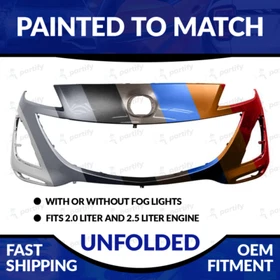 NEW Painted To Match 2010-2011 Mazda Mazda 3 2.5L Unfolded Front Bumper