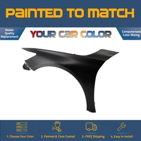 For 2018-2022 HONDA ACCORD HYBRID, Left Fender (Driver Side) Painted to Match