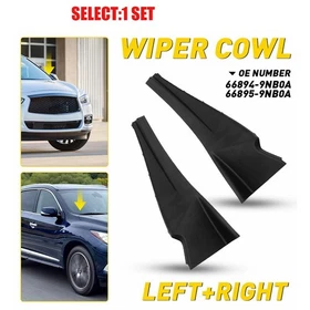 Windshield Wiper Cowl Extension Cover Trim For Infiniti QX60 3.5L 16-2020 2-20x