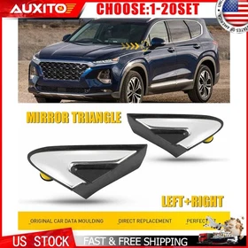 Mirror Corner Fender Molding LH RH Fit 19-23 Hyundai Santa Fe 86190 86210 2-20X