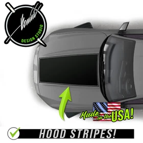 Hood Scoop Racing Stripes Decals 1 Compatible With 2024 & up Ford Mustang