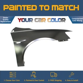 For 2008-2017 MITSUBISHI LANCER, Right Fender (Passenger); ALL Painted to Match