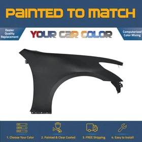 For 2007-2008 INFINITI G35 SEDAN, Right Fender;  w/Sport Pkg Painted to Match