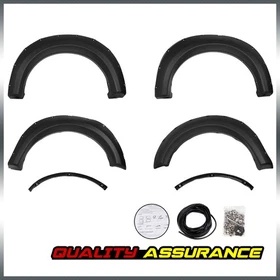 Black Wheel Fender Flares Fit For Ford F150 2009-2014 Offroad Pocket Rivet Style