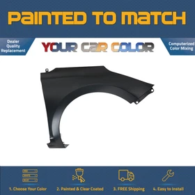 For 2018-2022 HYUNDAI ACCENT SEDAN, Right Fender (Passenger) Painted to Match
