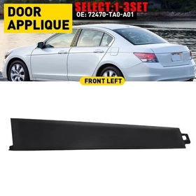 72470-TA0-A01 Front Left Door Pillar Molding Black For Honda Accord 2008-13 1-3X