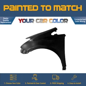 For 2012-2018 TOYOTA PRIUS V, Left Fender (Driver Side) Painted to Match